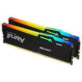 Kingston FURY Beast RGB 64GB (2 x 32GB) 5200MHz DDR5 (INTEL XMP) Black